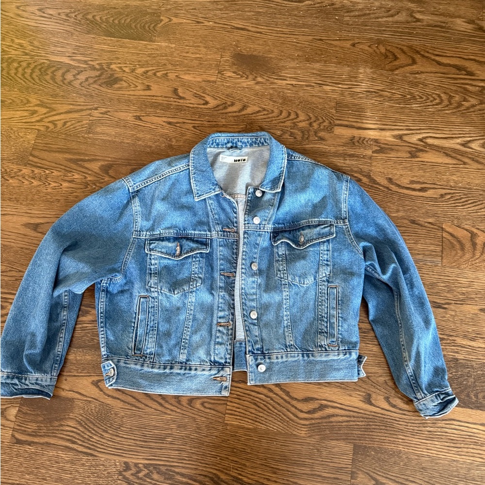 Topshop Light Blue Denim Jean Jacket